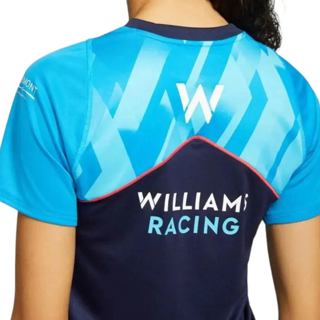 Women's Classic Kit Navy Williams Racing T-Shirt - Image 6