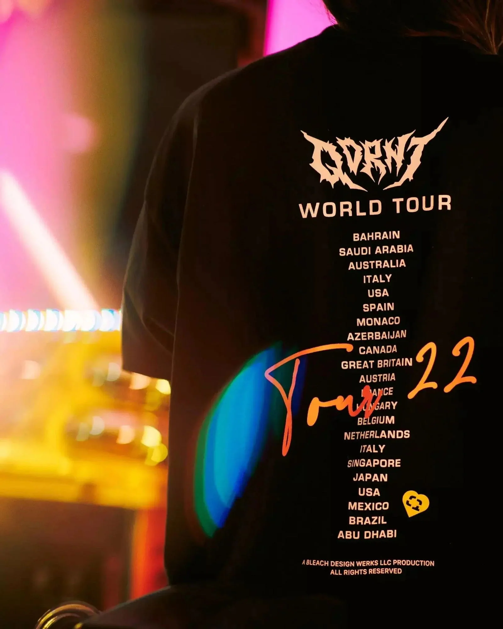 WORLD TOUR BLACK TEE - Image 3
