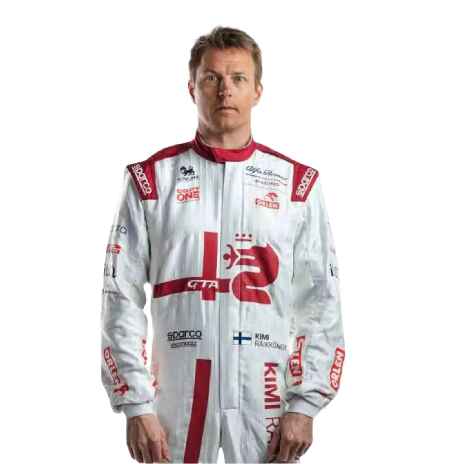 2021 Kimi Räikkönen Alfa Romeo F1 Team Race Suit - Image 2