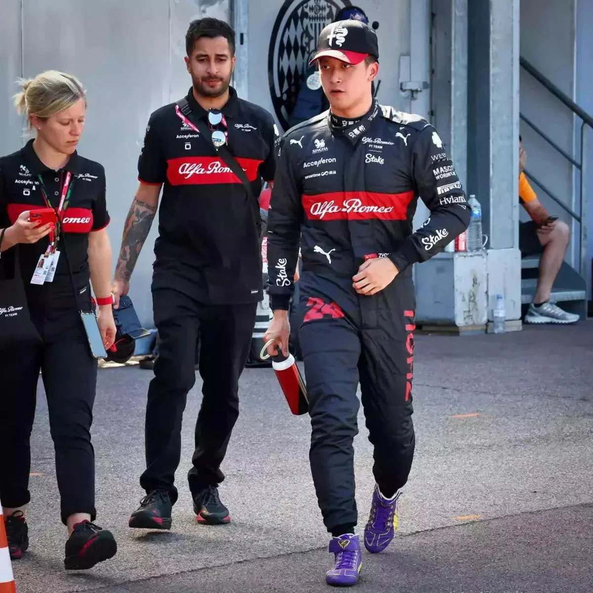 Zhou Guanyu 2023 Alfa Romeo F1 Team Race Boots - Image 4